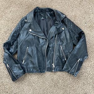 Forever 21 Faux leather moto jacket